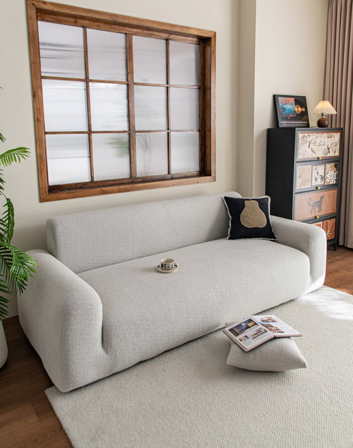 Couch Cover - Veloura - Cloud Grey