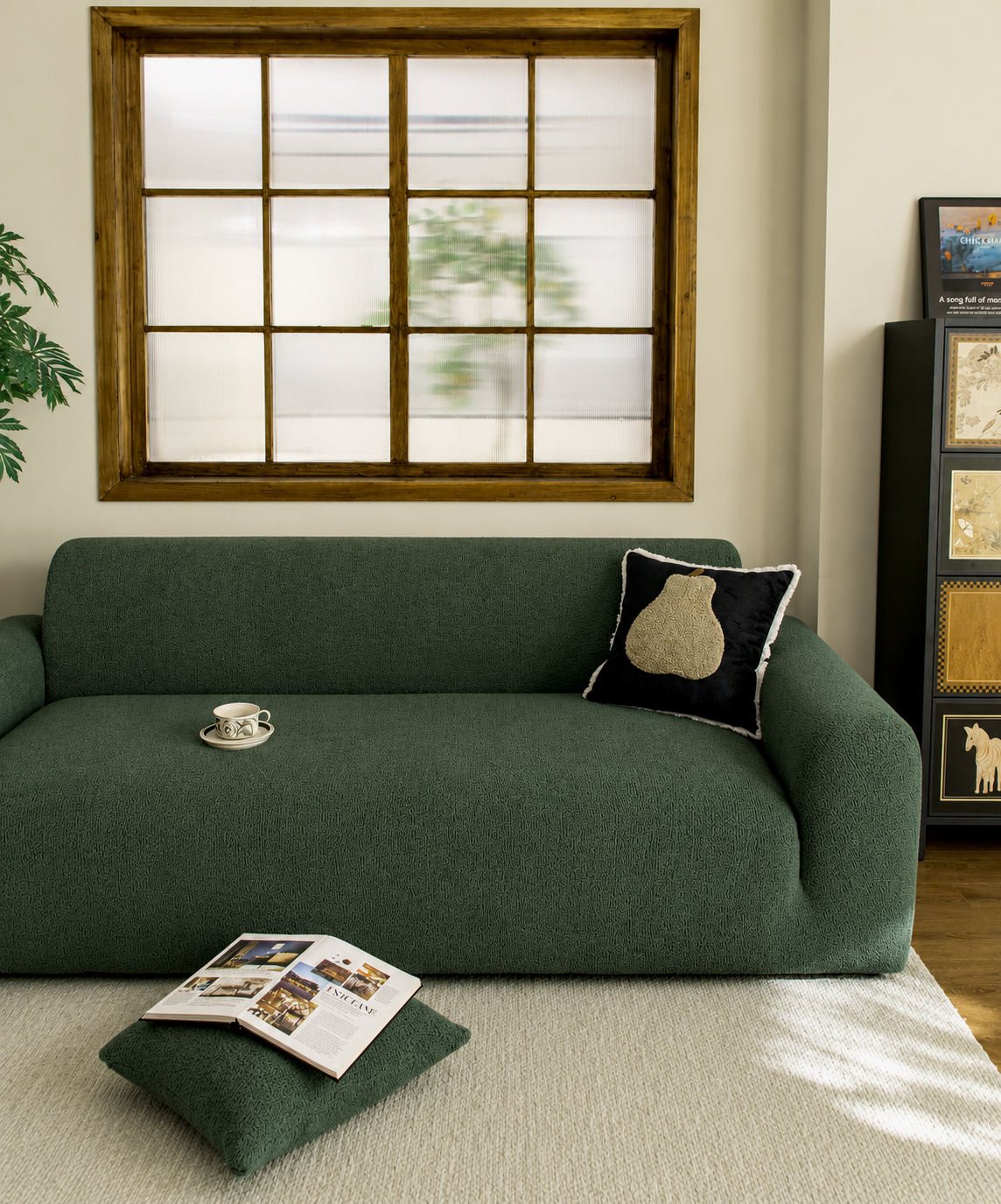 Couch Cover - Veloura - Green