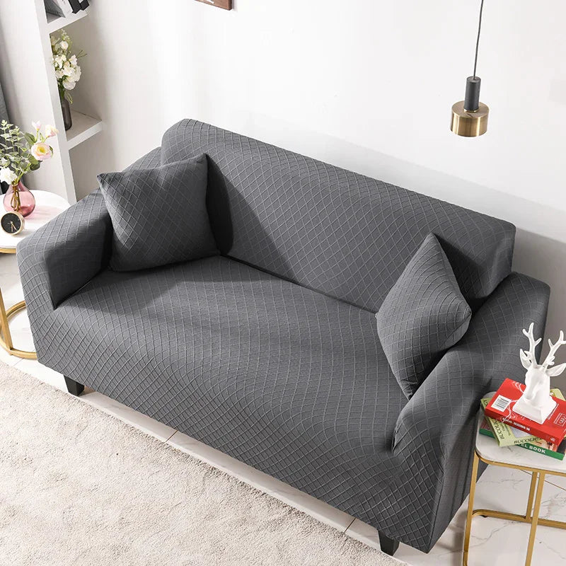 Cushion Cover - Diamond Jacquard - Black
