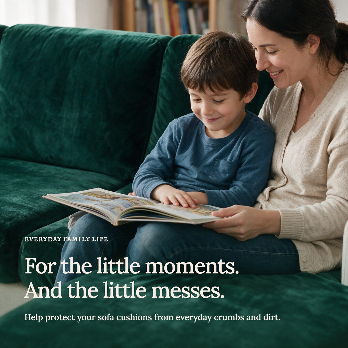 Dark green velvet cushion covers — For the little moments.