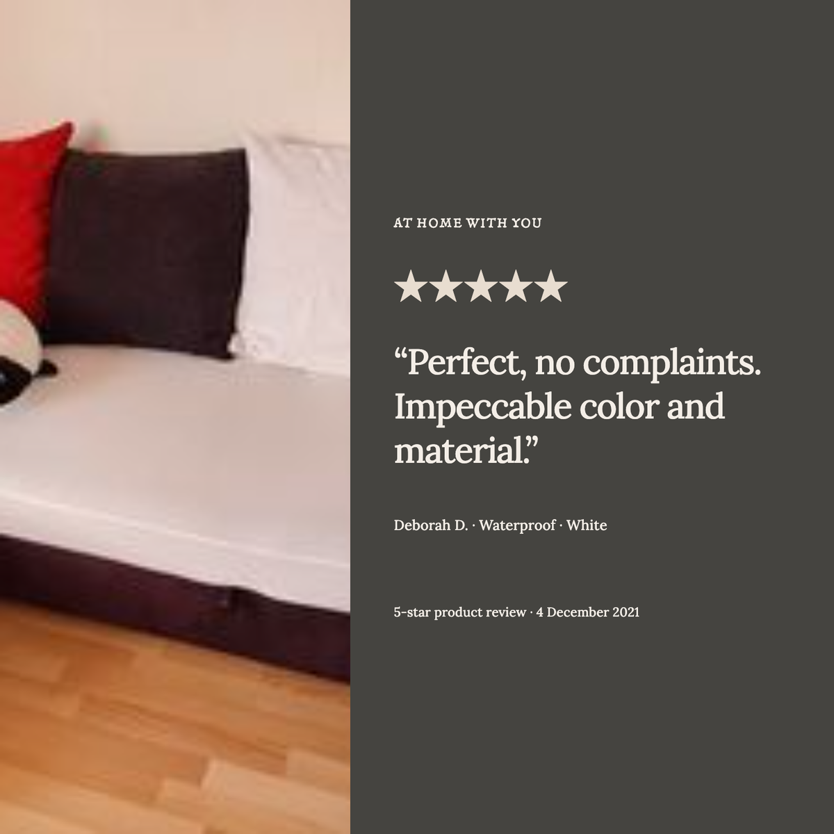 Waterproof White fitted sofa cushion covers — From our Waterproof reviews