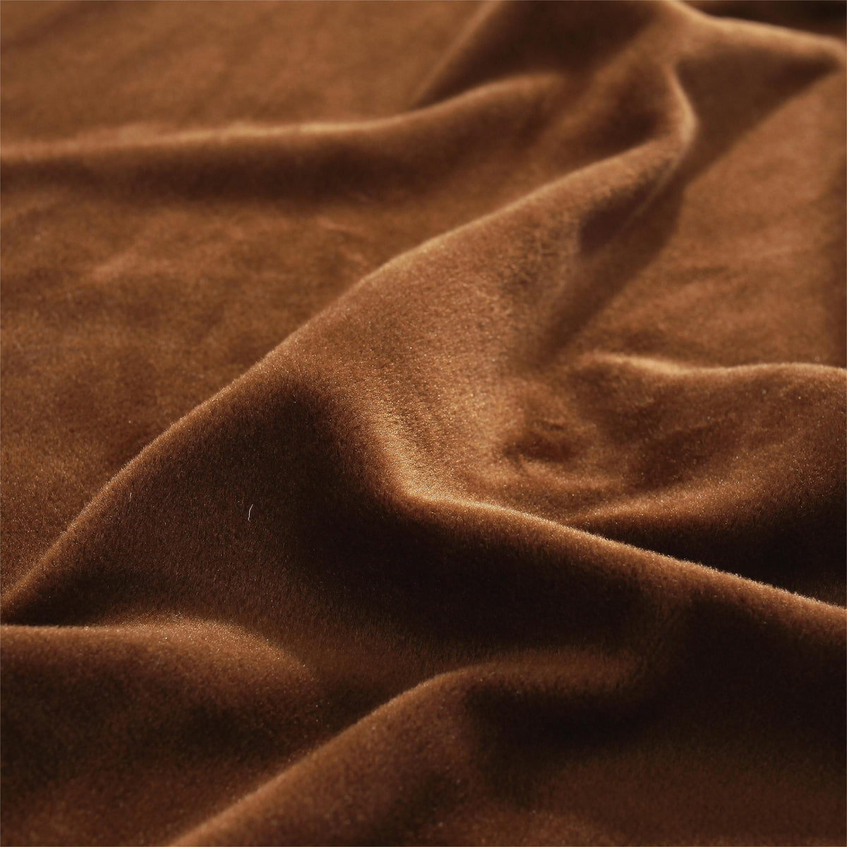 L-Shaped Sofa Cover - Velvet - Brown - Adaptable & Expandable