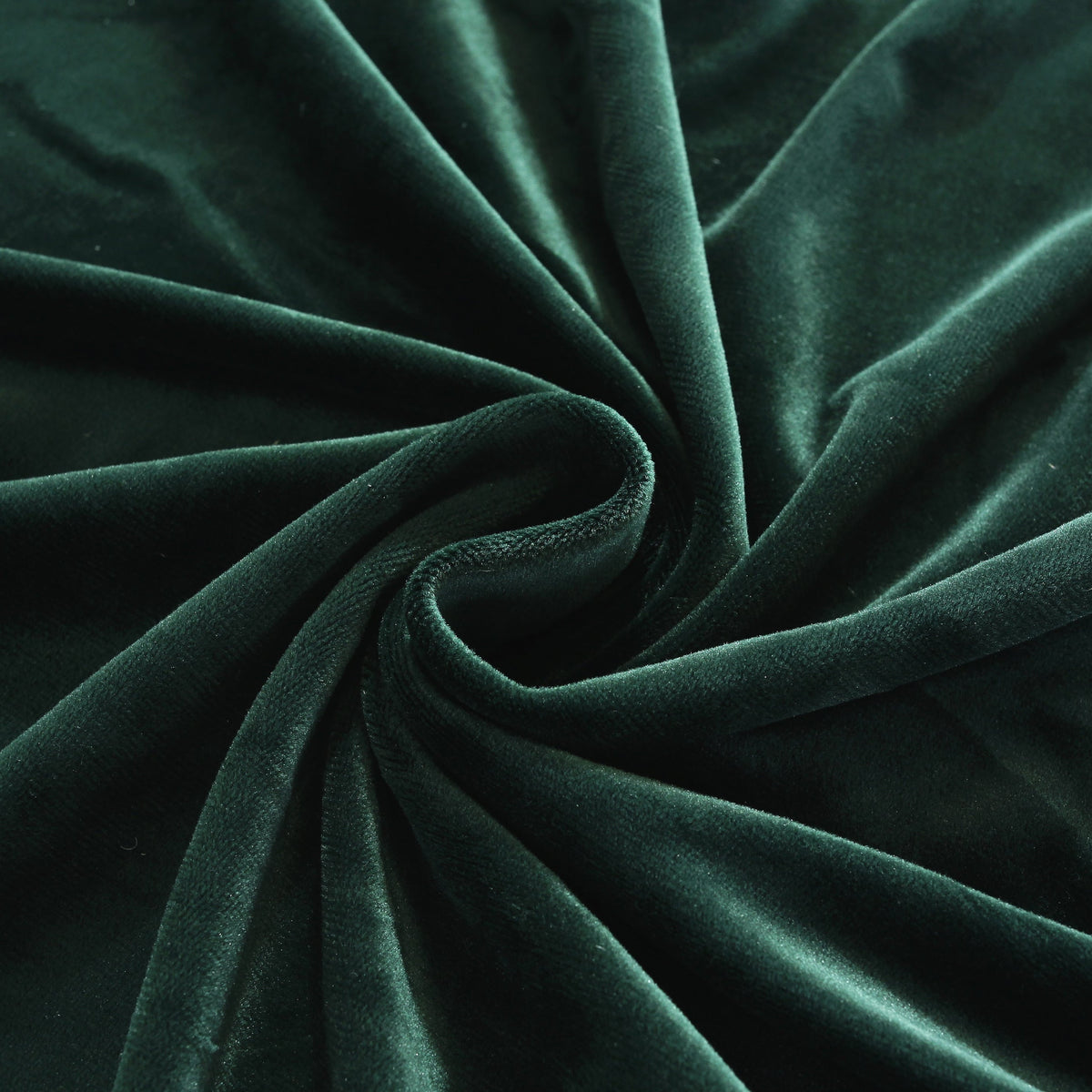 L-Shaped Sofa Cover - Velvet - Dark Green - Adaptable & Expandable