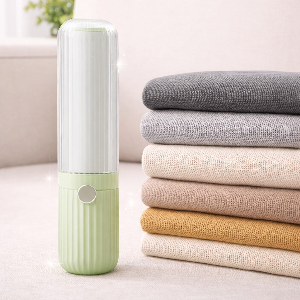 Mini Reusable Lint Roller – Matcha Green
