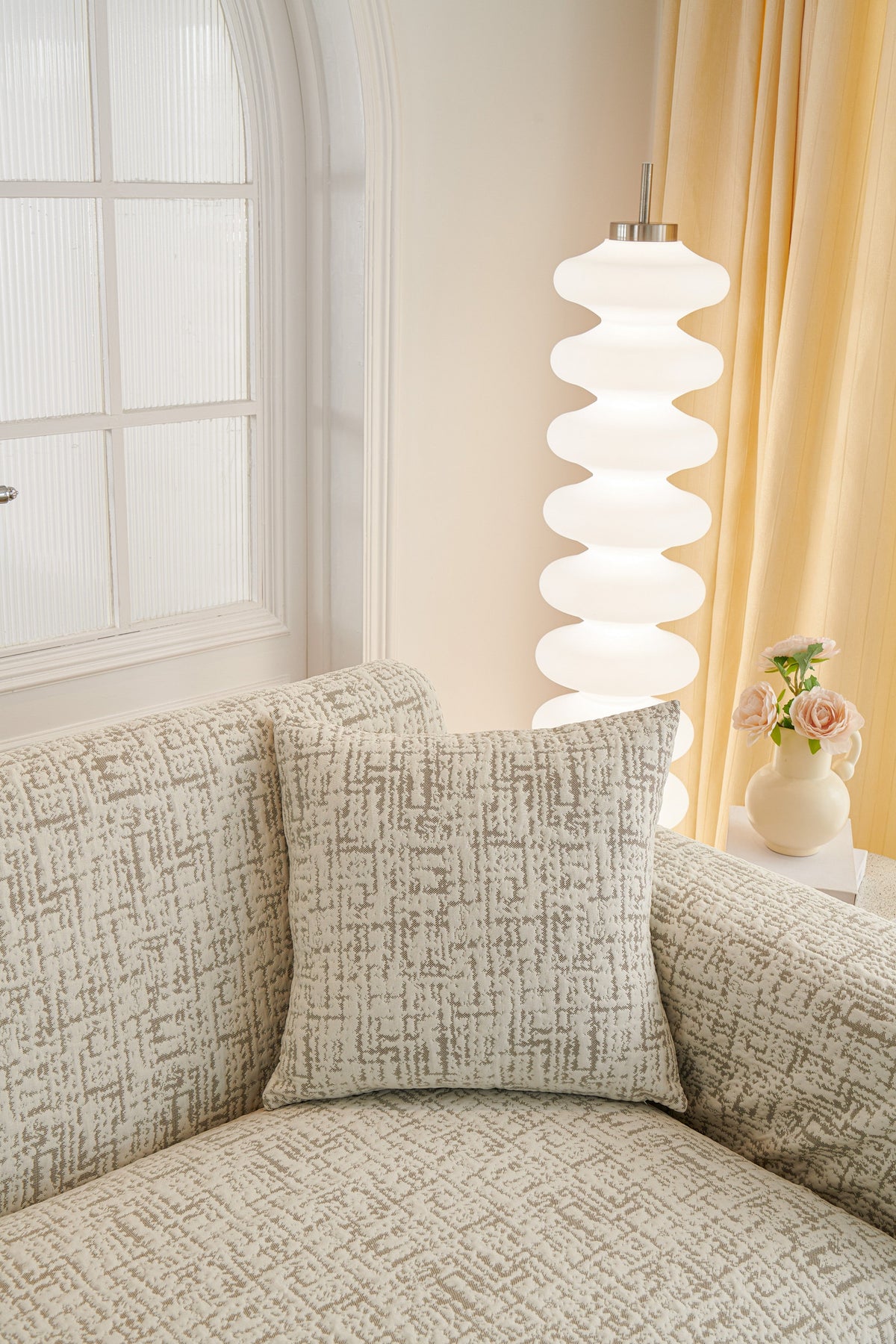 Cushion Cover - Gridelle - Coffee Brown
