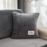 Cushion Cover - Velvet - Light Grey