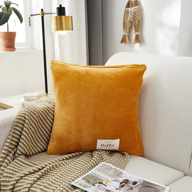 Cushion Cover - Velvet - Orange