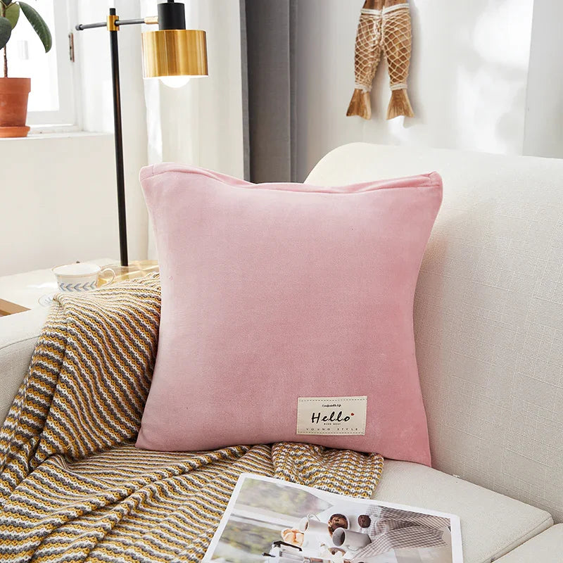 Cushion Cover - Velvet - Pink