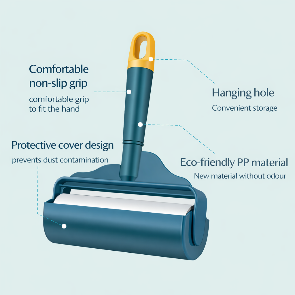 Reusable Lint Sticky Roller