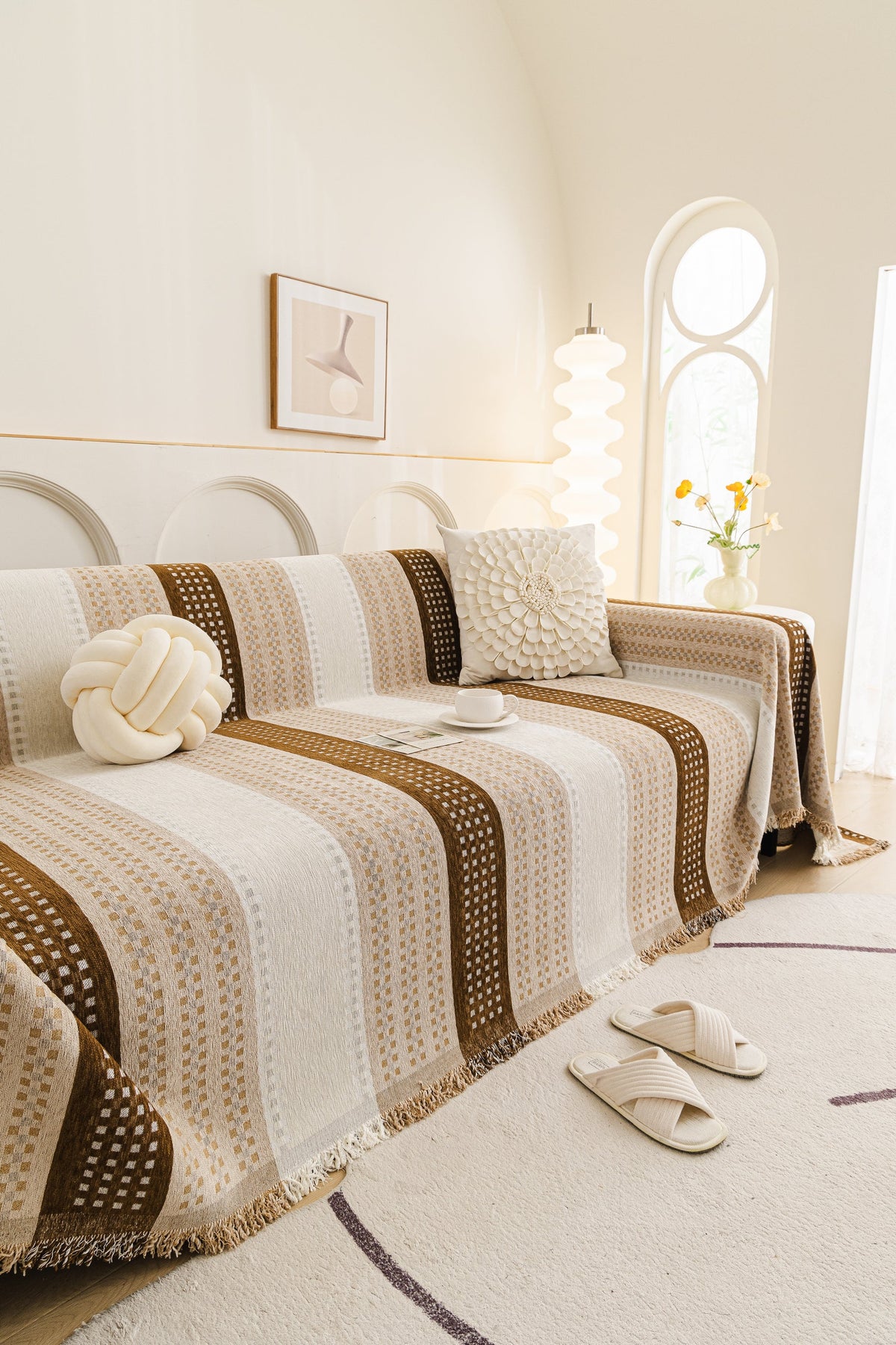 Throw Blanket - Casella - Brown
