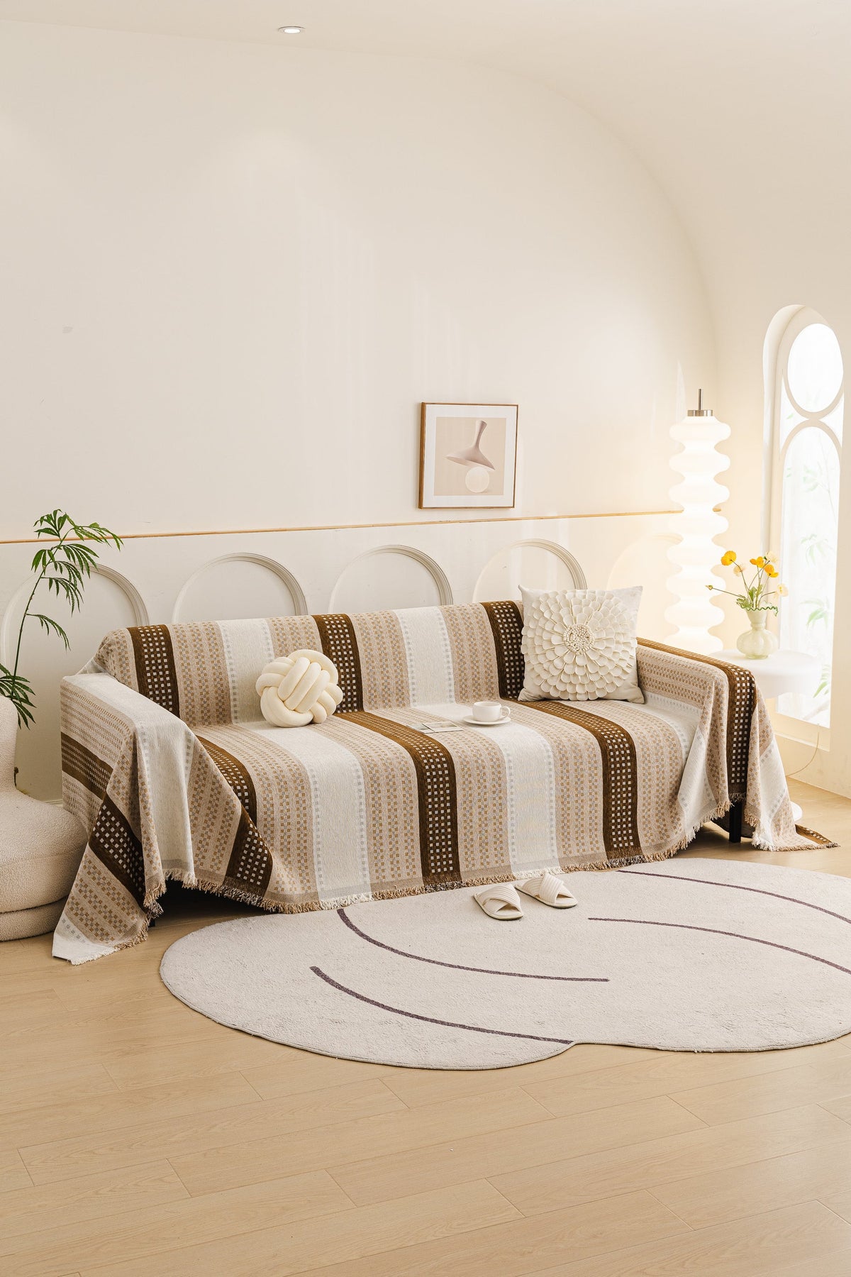 Throw Blanket - Casella - Brown