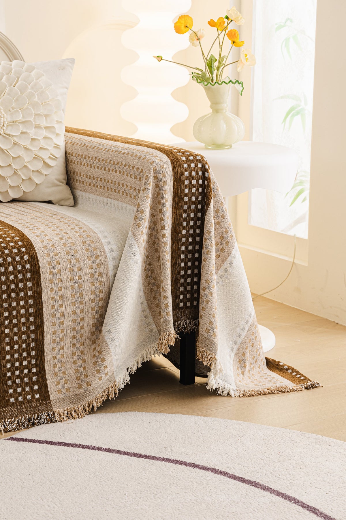 Throw Blanket - Casella - Brown