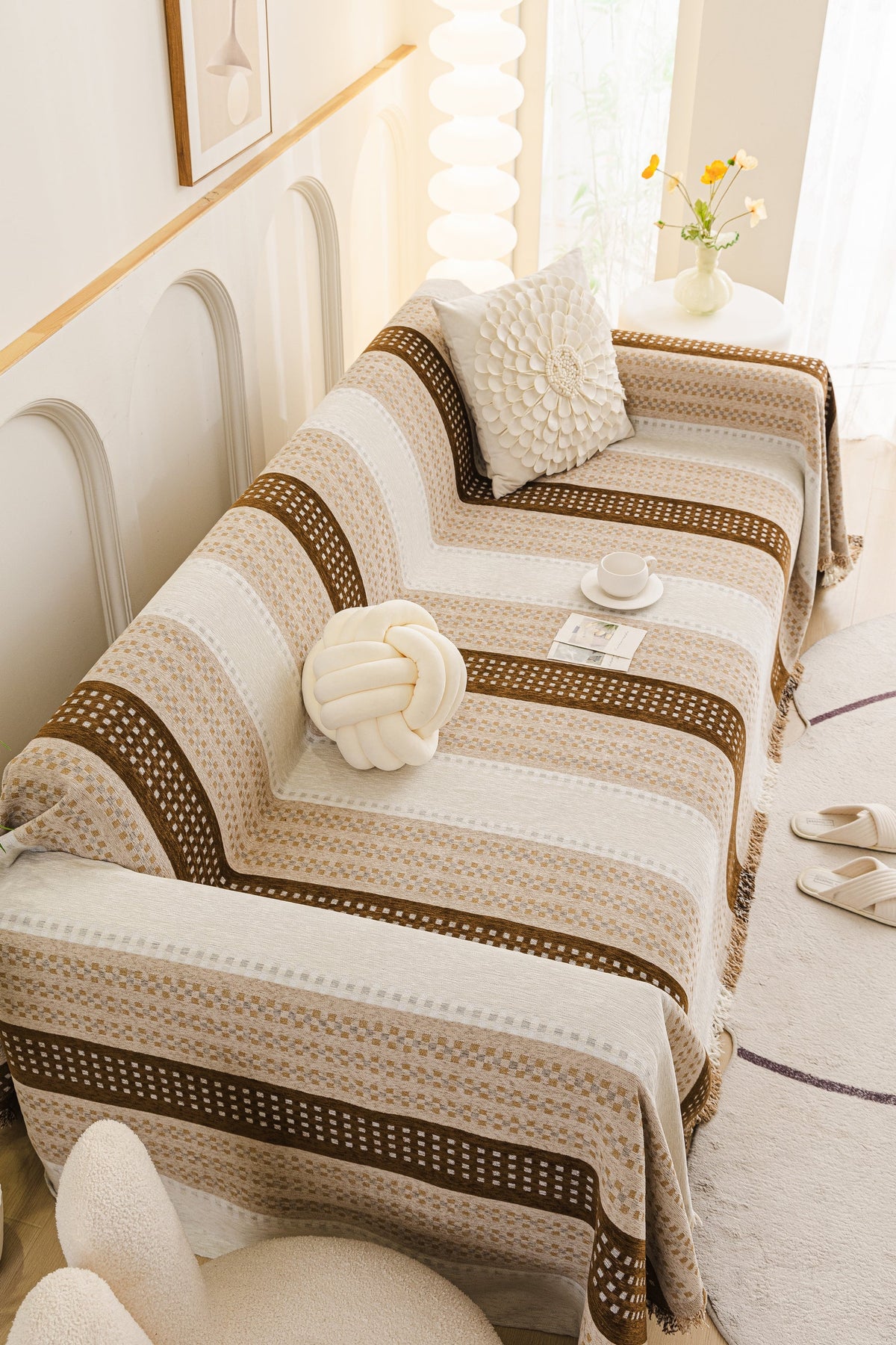 Throw Blanket - Casella - Brown
