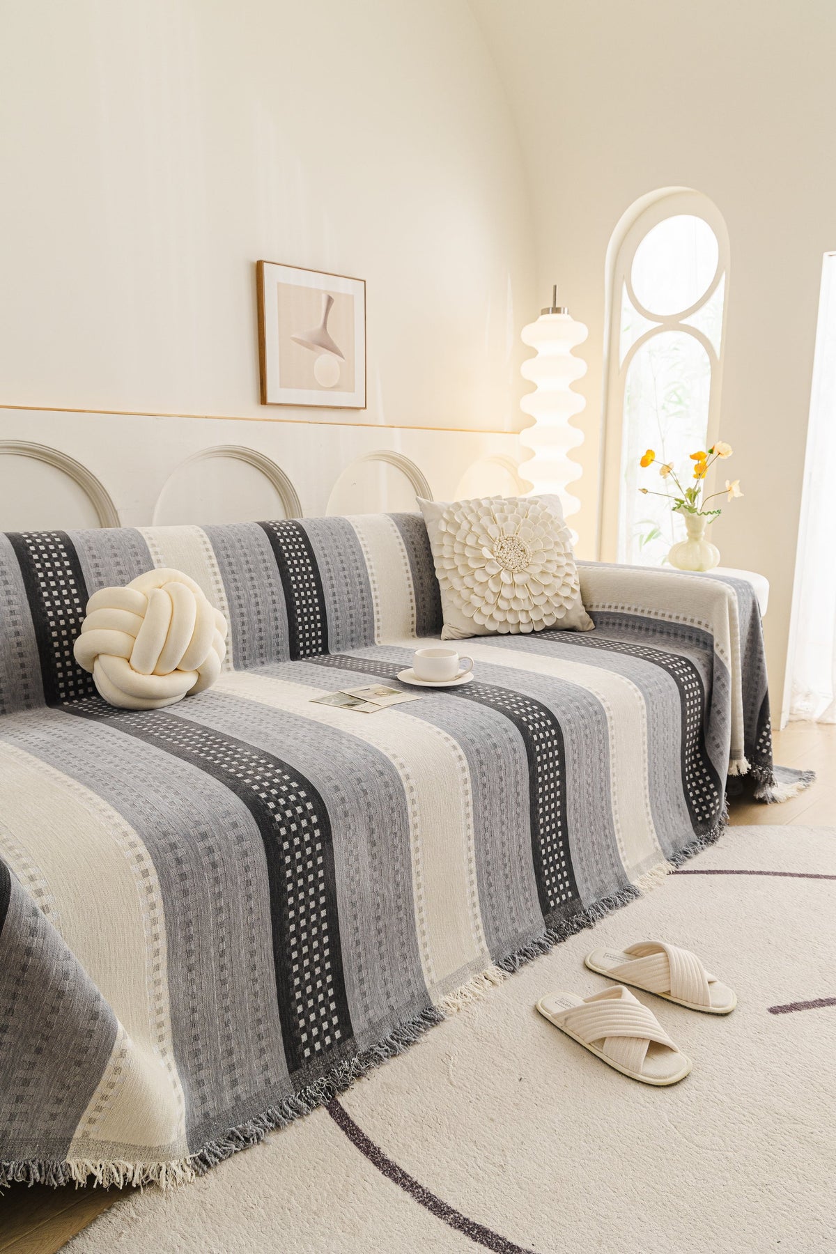 Throw Blanket - Casella - Grey