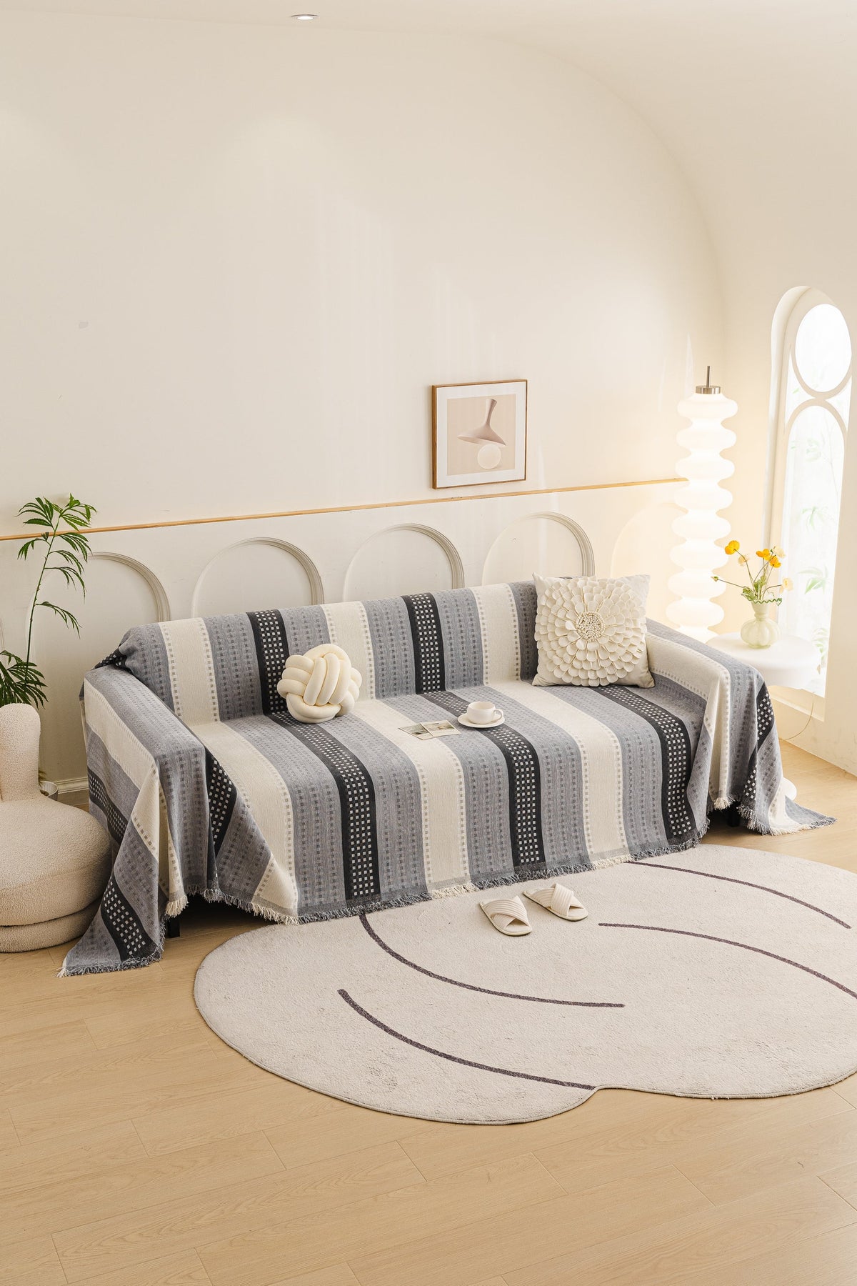 Throw Blanket - Casella - Grey