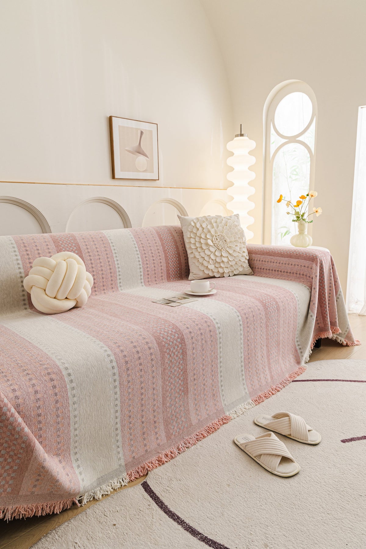 Throw Blanket - Casella - Pink