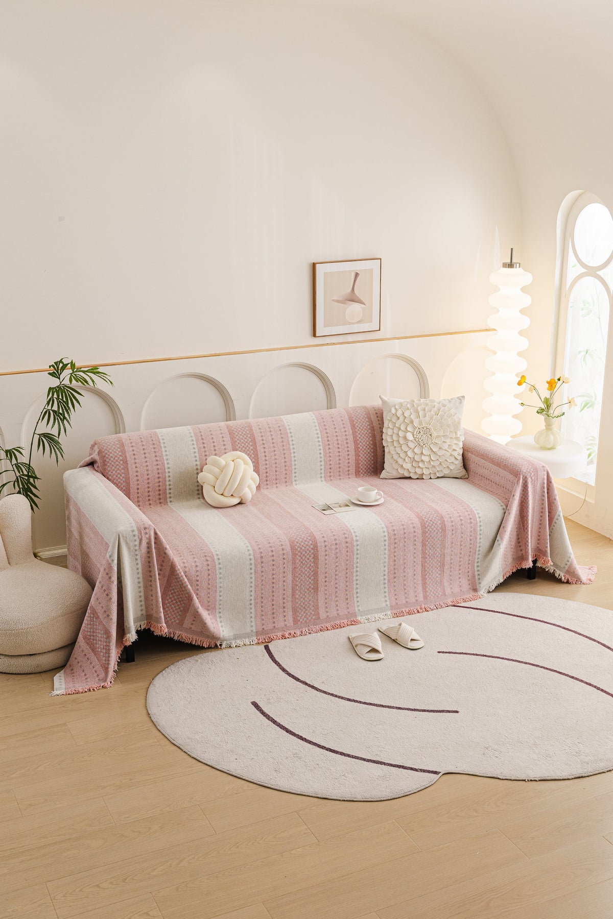 Throw Blanket - Casella - Pink