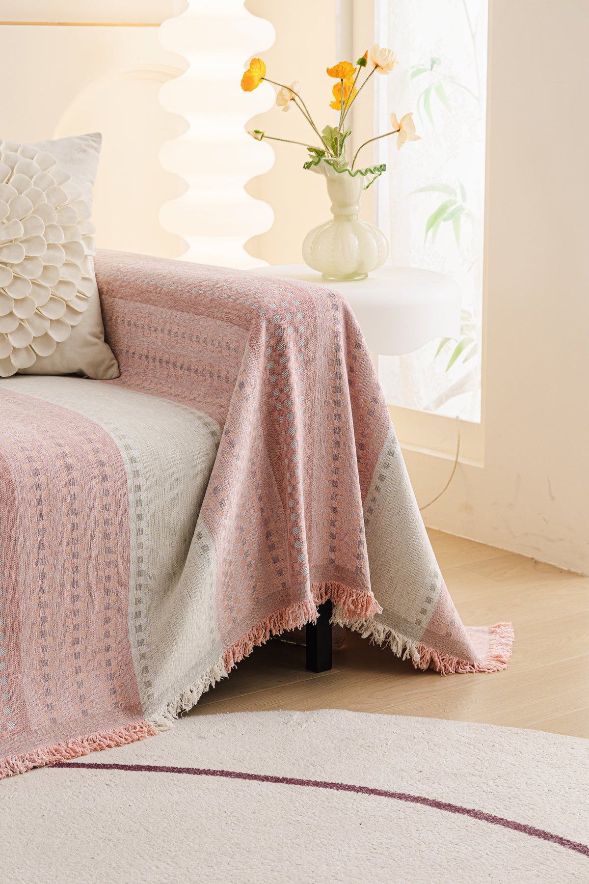 Throw Blanket - Casella - Pink
