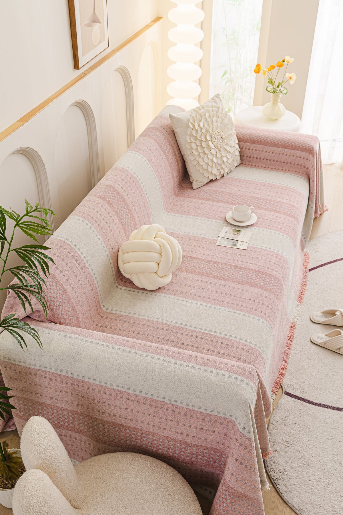 Throw Blanket - Casella - Pink