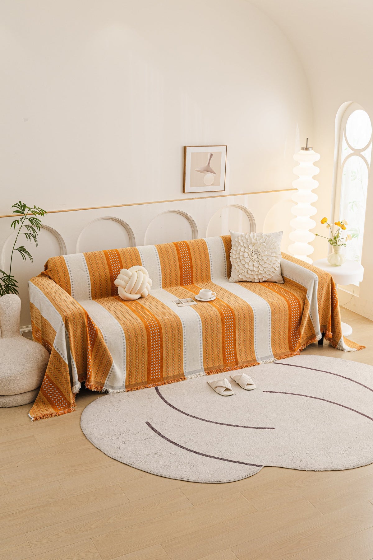 Throw Blanket - Casella - Orange