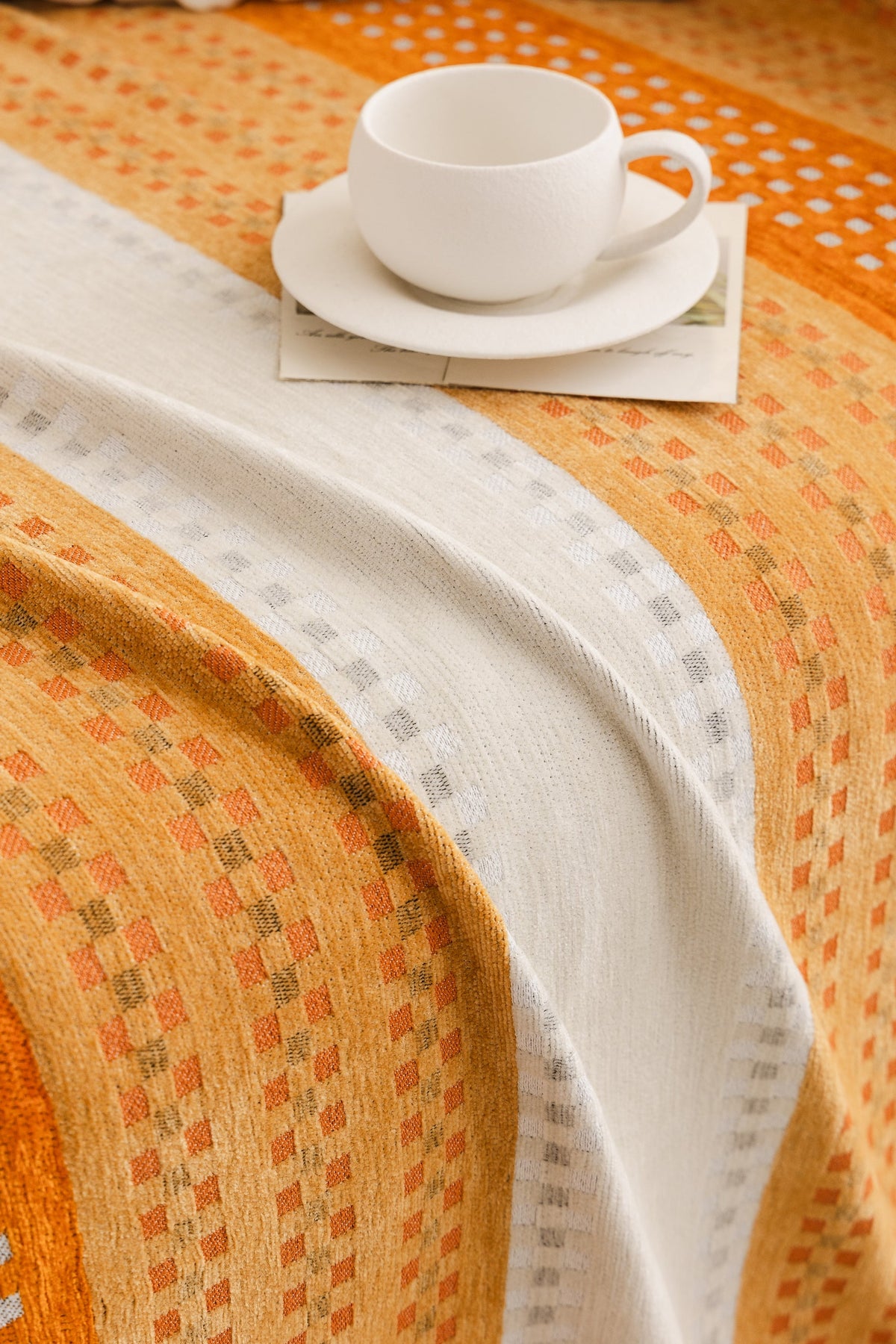 Throw Blanket - Casella - Orange