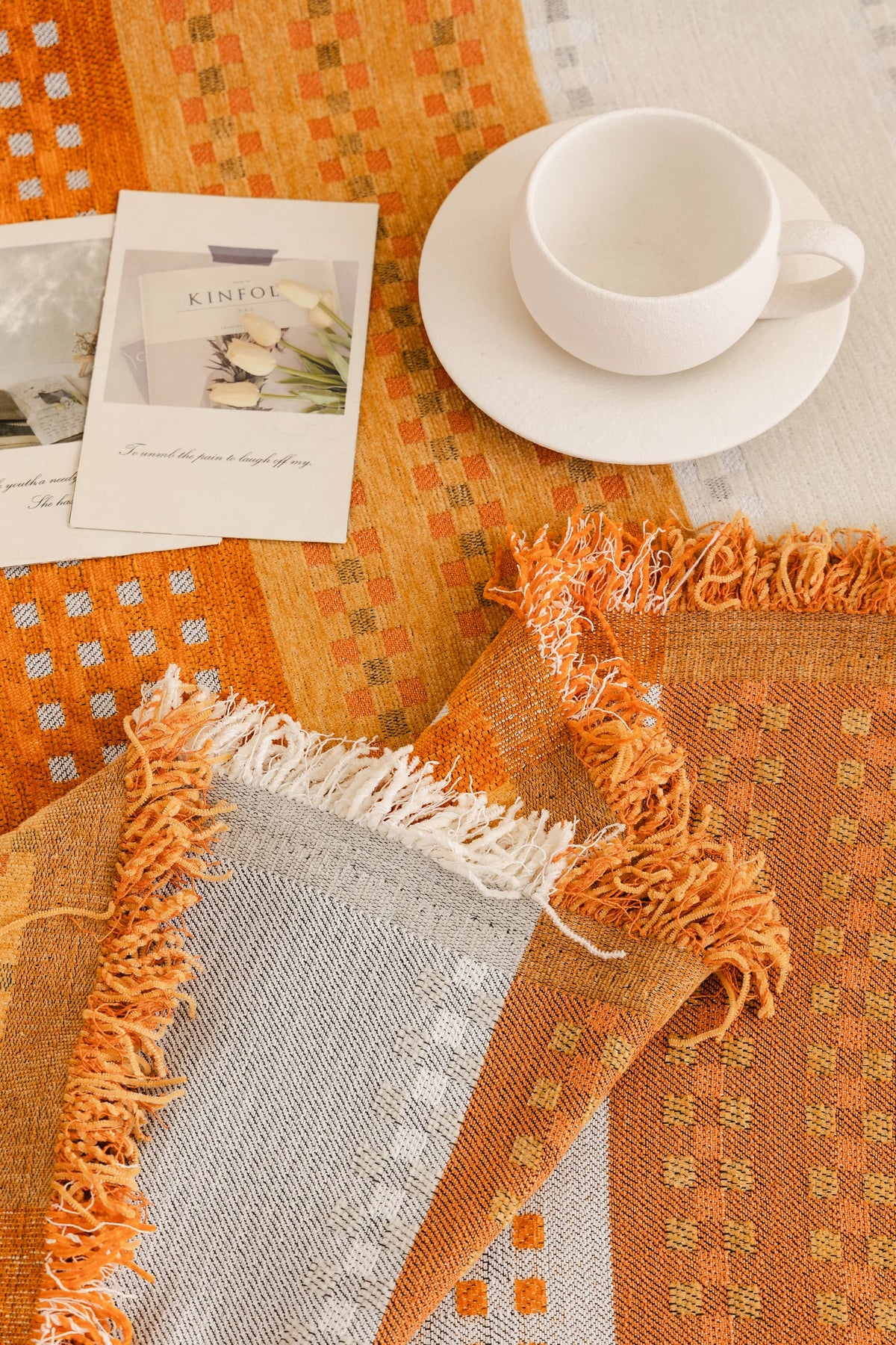 Throw Blanket - Casella - Orange