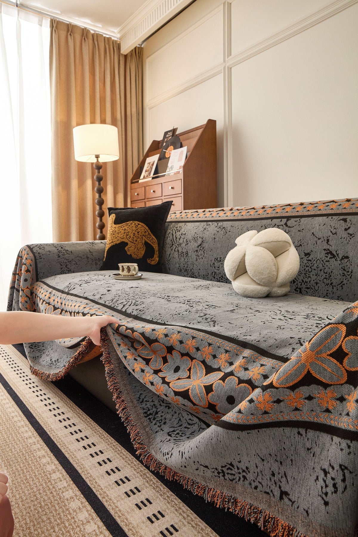 Throw Blanket - Elaris - Cloud Grey