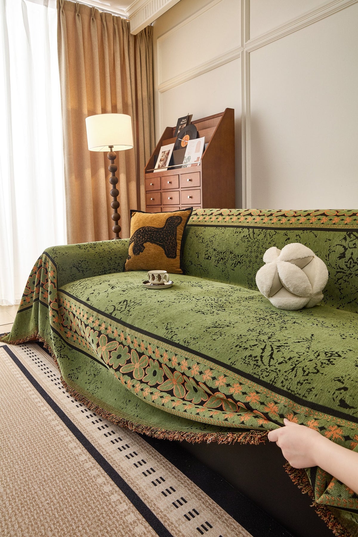 Throw Blanket - Elaris – Olive Green