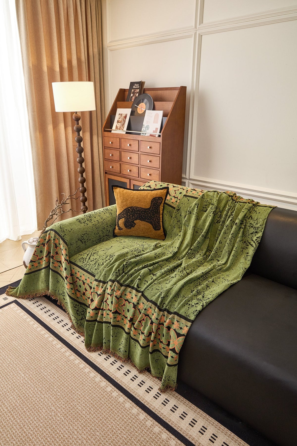 Throw Blanket - Elaris – Olive Green