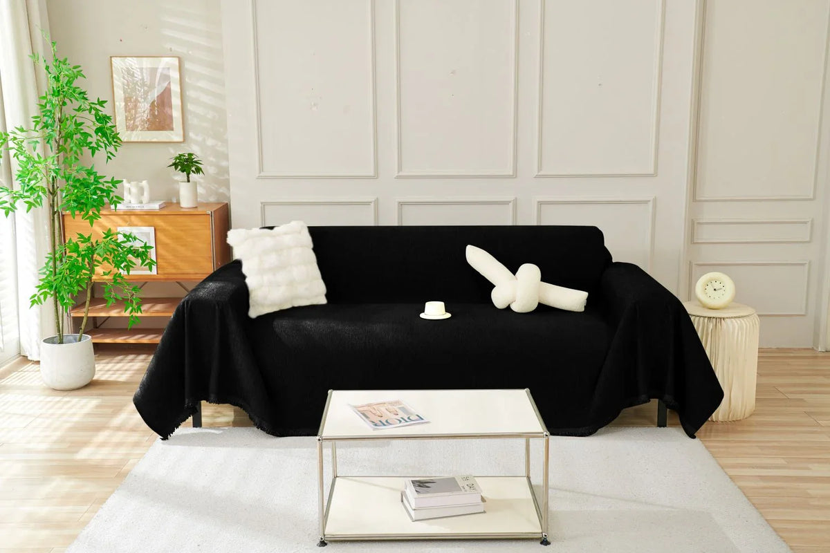 Throw Blanket - Elligate - Black