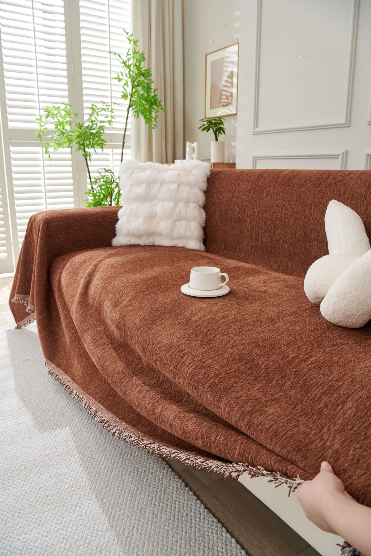 Throw Blanket - Elligate - Chocolate