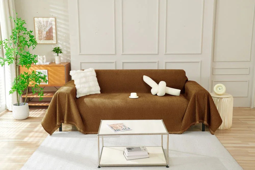 Throw Blanket - Elligate - Dark Brown