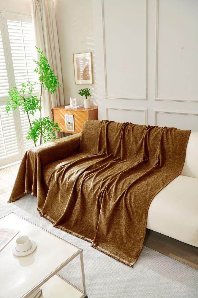 Throw Blanket - Elligate - Dark Brown