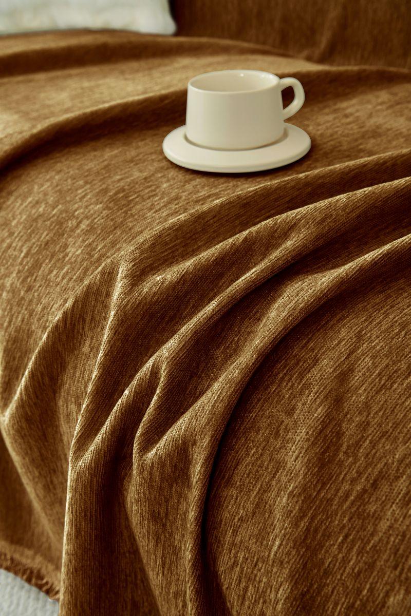 Throw Blanket - Elligate - Dark Brown