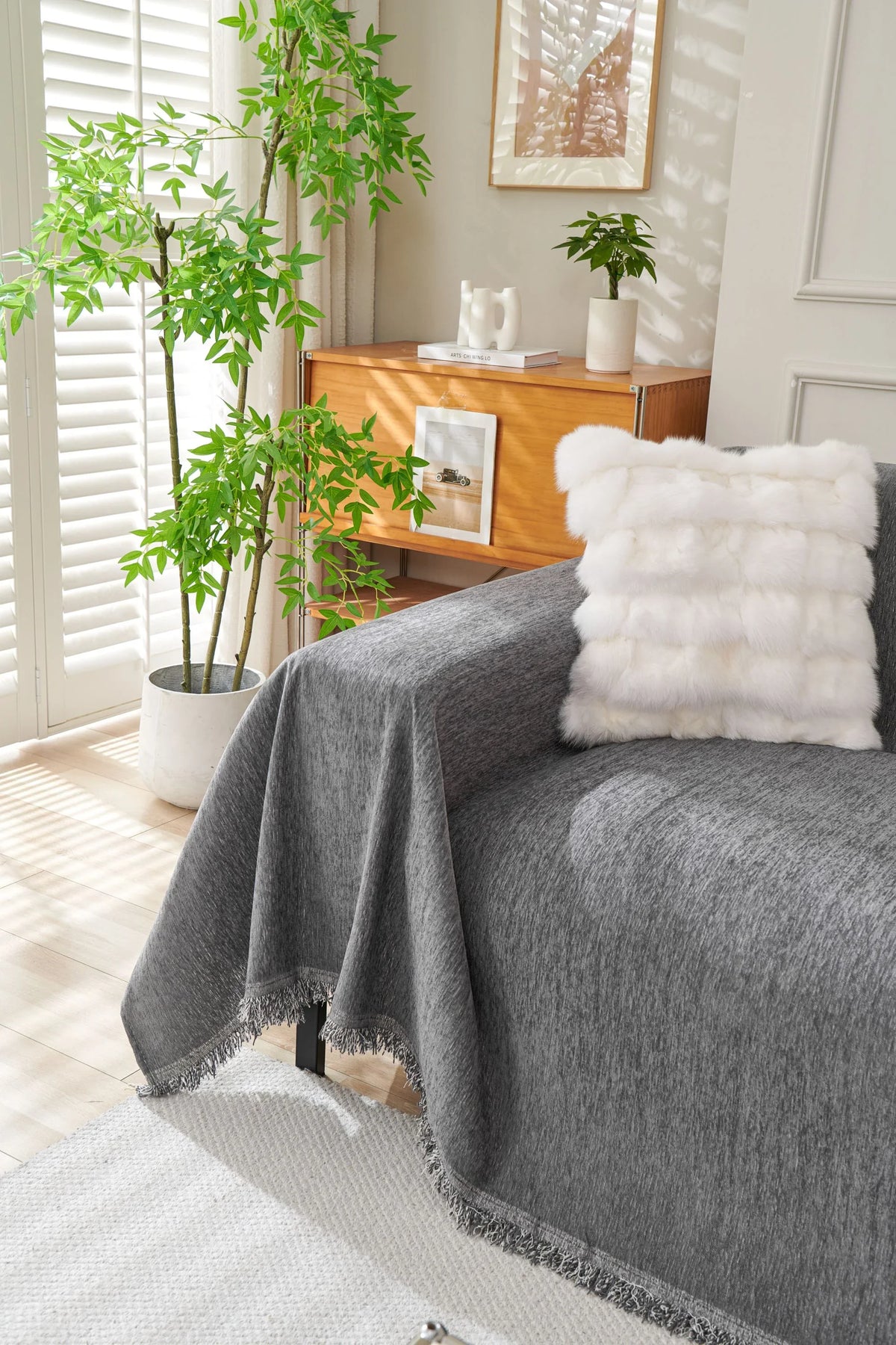 Throw Blanket - Elligate - Dark Grey