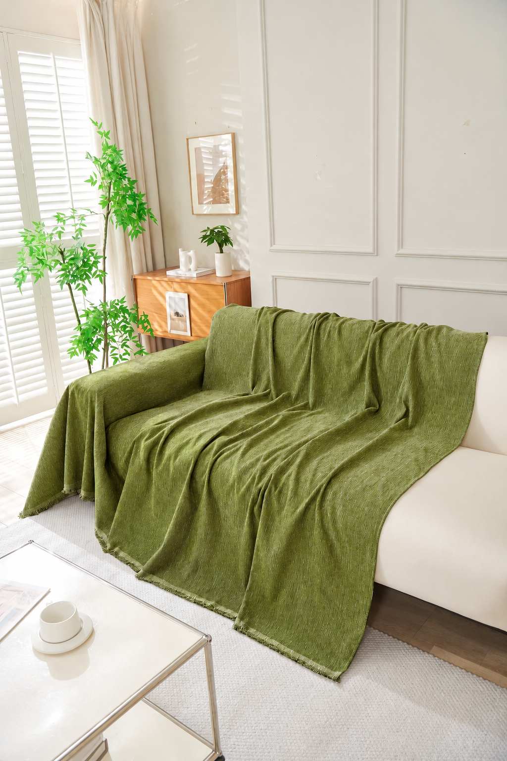 Elligate Throw Blanket · Green