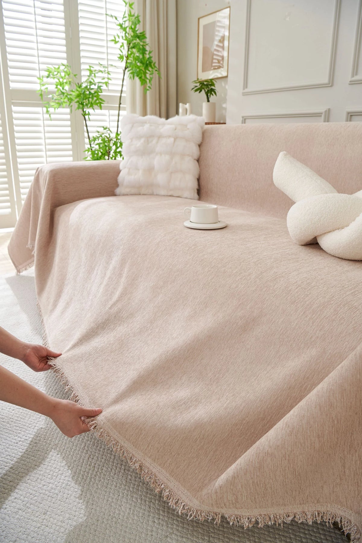 Throw Blanket - Elligate - Khaki