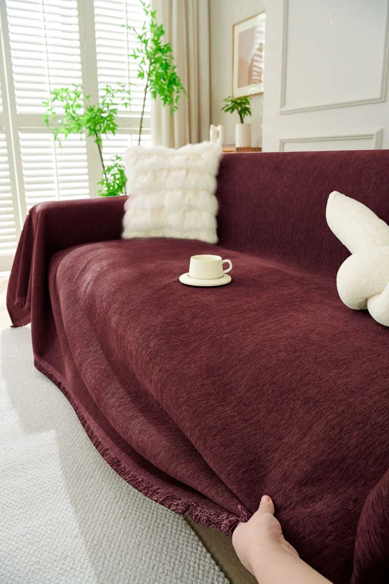 Throw Blanket - Elligate - Maroon