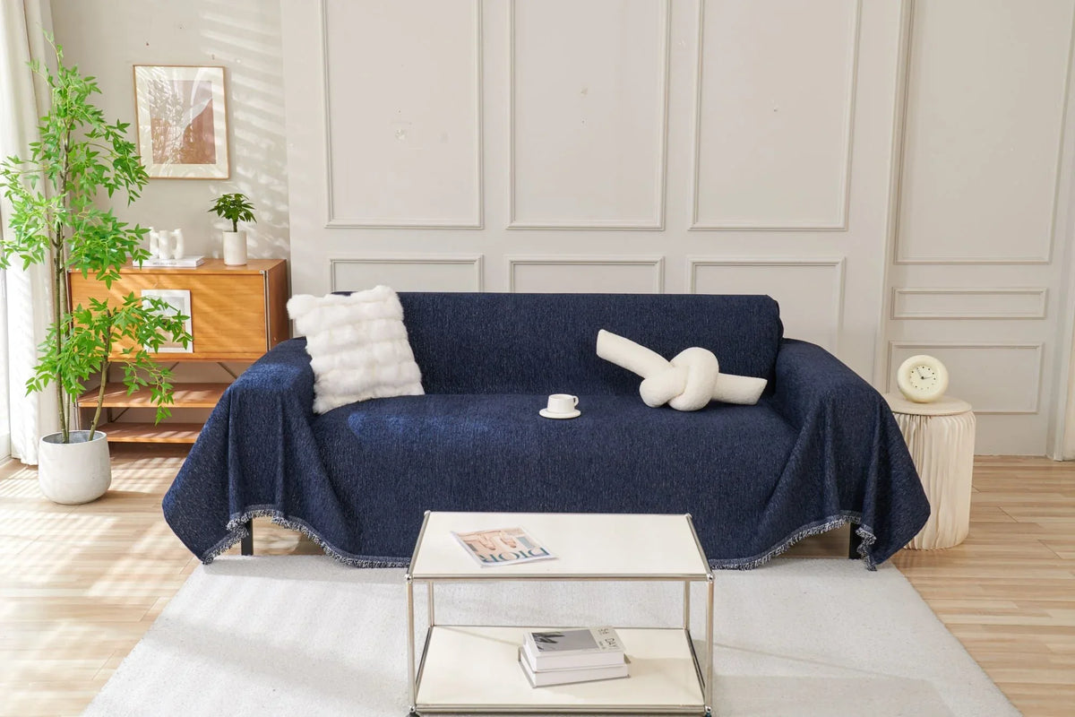 Throw Blanket - Elligate - Navy Blue
