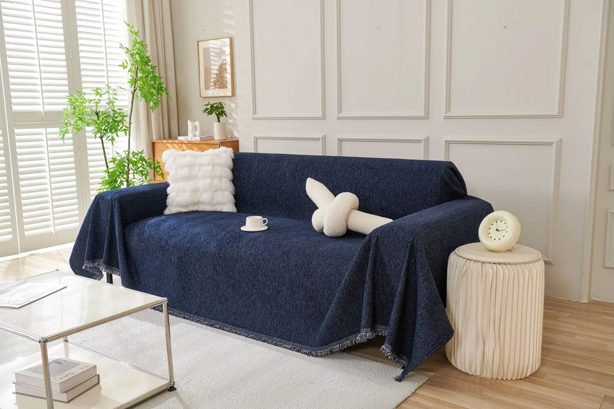 Throw Blanket - Elligate - Navy Blue