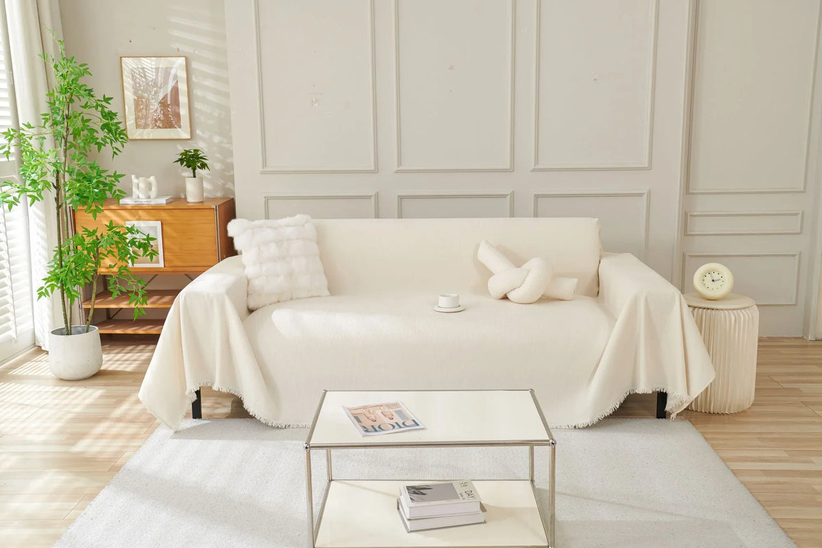 Throw Blanket - Elligate - Off-White