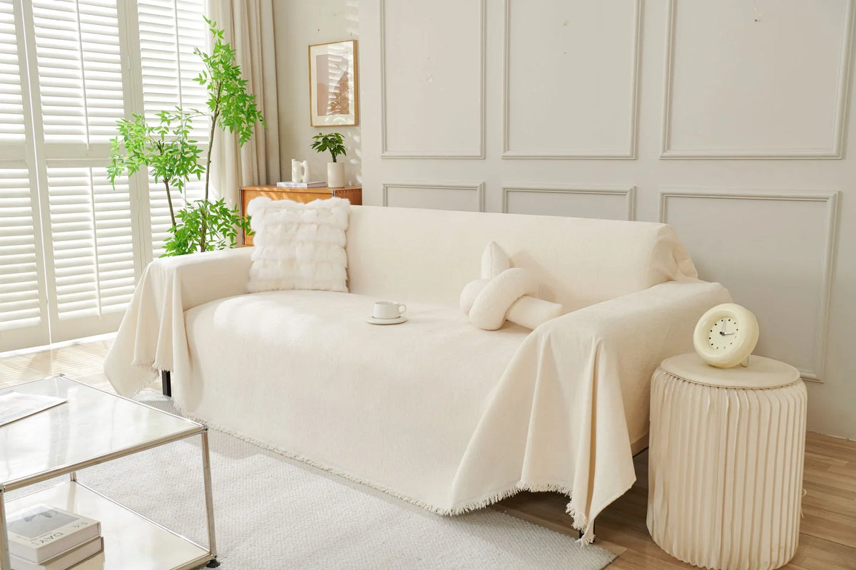 Throw Blanket - Elligate - Off-White