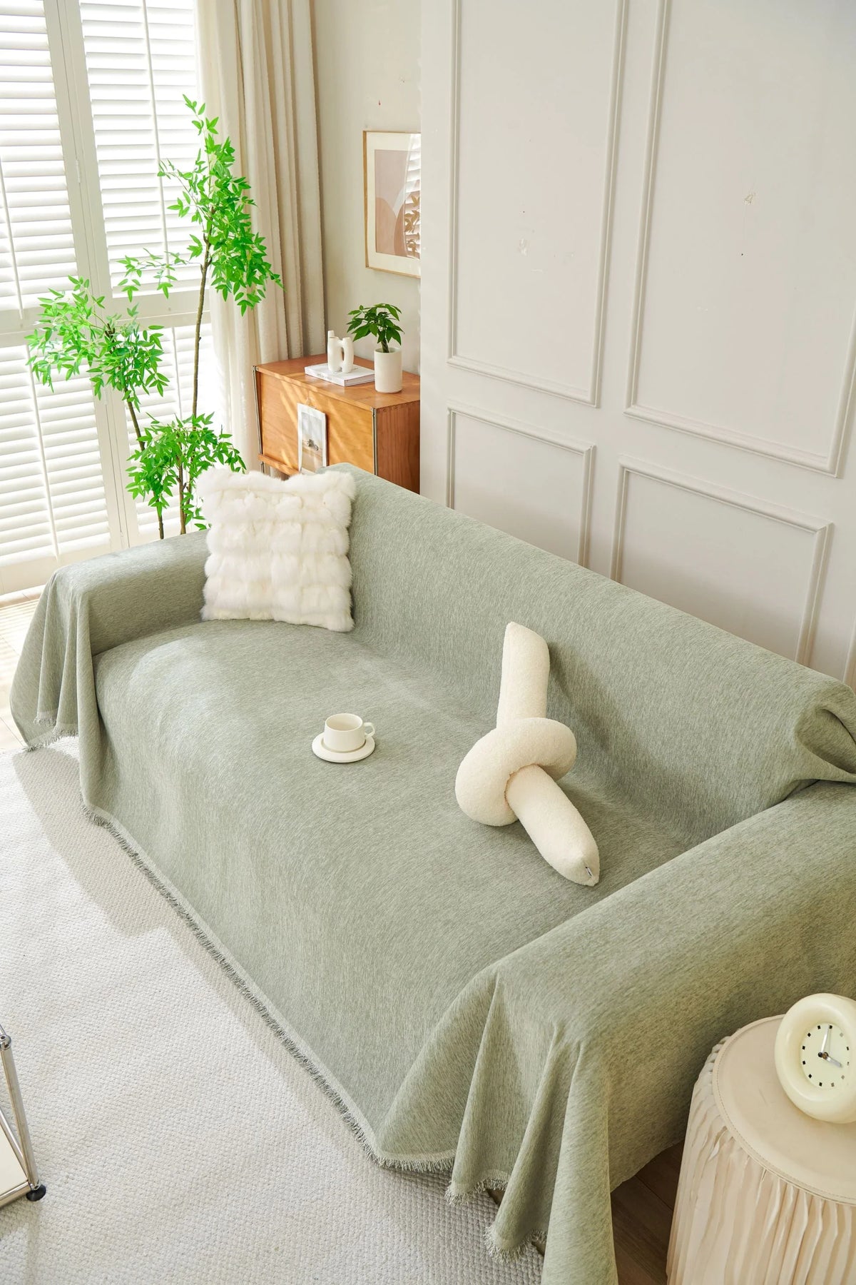 Throw Blanket - Elligate - Sage Green