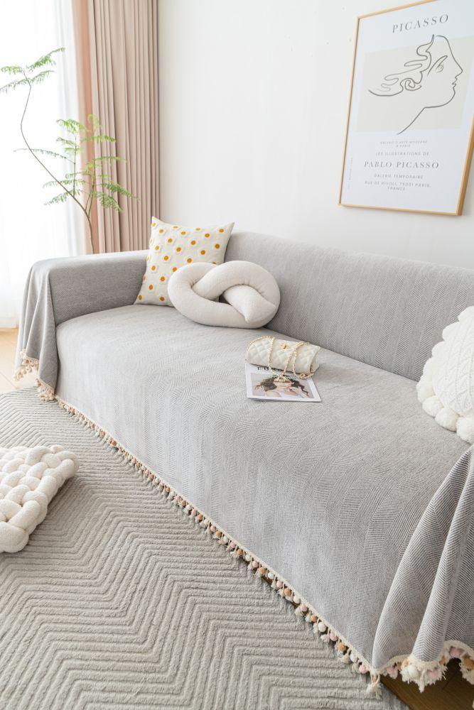 Throw Blanket - Herpome - Cloud Grey