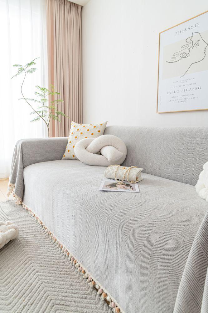 Throw Blanket - Herpome - Cloud Grey