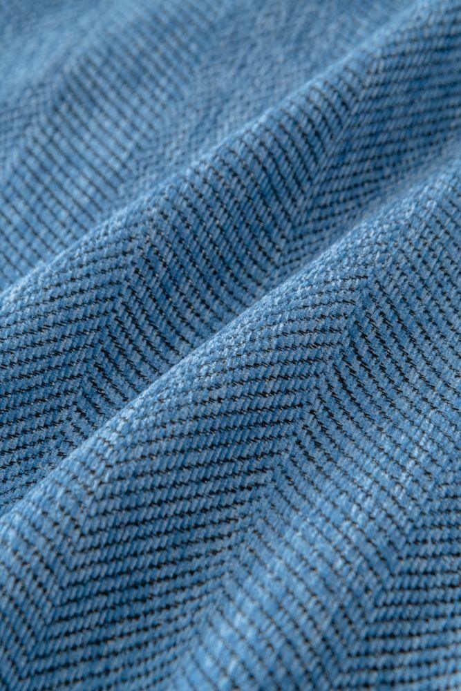Throw Blanket - Herpome - Denim Blue