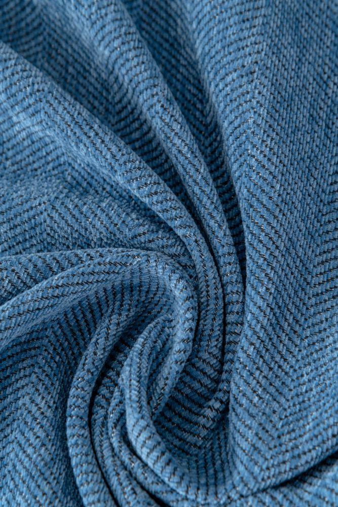 Throw Blanket - Herpome - Denim Blue
