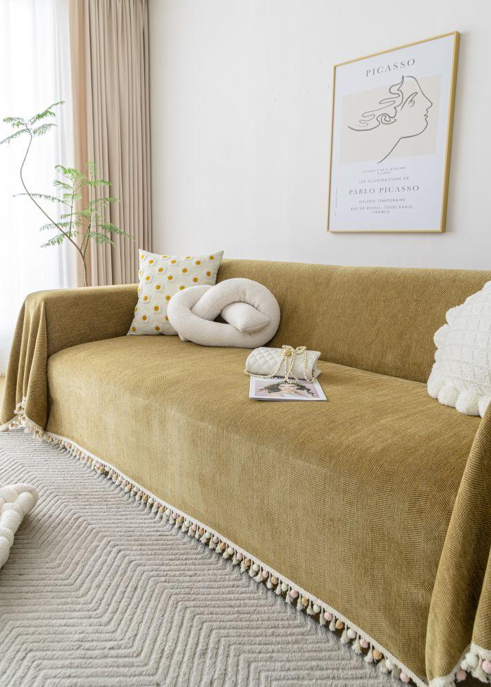 Throw Blanket - Herpome - Honey Brown