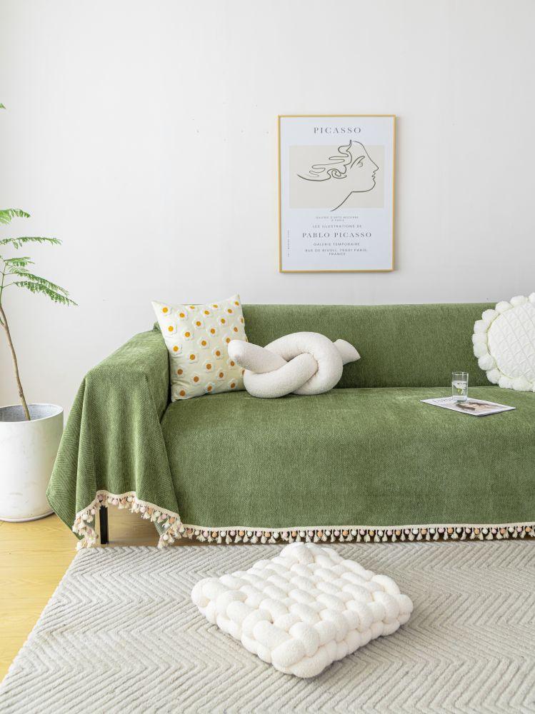 Throw Blanket - Herpome - Olive Green