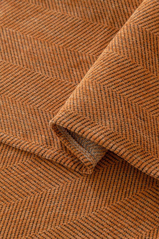 Throw Blanket - Herpome - Terracotta Orange